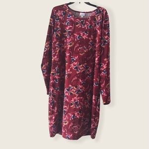 LulaRoe Jersey Long Sleeves Dress. Size 3X